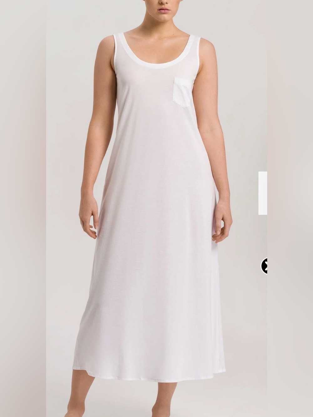 Hanro women’s small sleeveless nightdress cotton deluxe Capsule quiet luxury